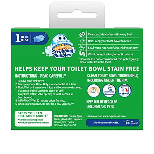 Vanish Scrubbing Bubbles Drop-Ins, 1.7 Oz, Pack Of 12 #TOP1