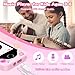 Kids Phone Toy Gift for Girls 3 4 5 6 7 8 Years Old, Toddler Smart Phone Learning Toys - Pretend Play Phones with Educational Games, MP3 Music Player, Birthday Gifts for Boys Age 3-8 (Pink)