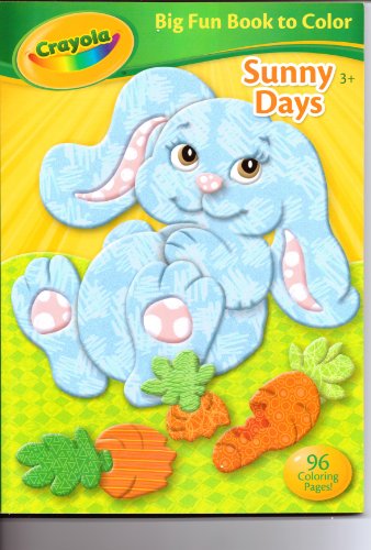 Crayola Big Fun Book to Color ~ Sunny Days Crayola Big Fun Book to Color ~ Sunny Days