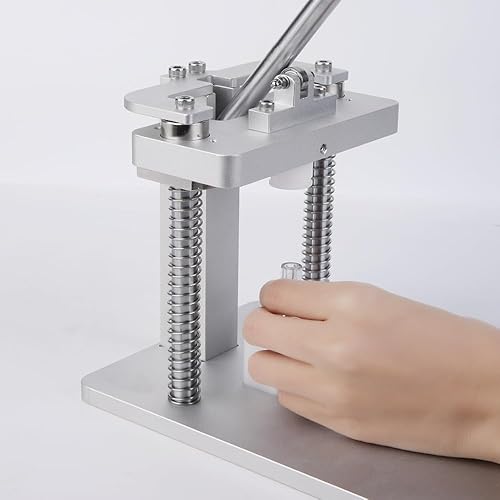 Miniatura 4 de Prensa de árbol para cartuchos de aceite vacíos de 0.0 fl oz y 1.0 mL - sella perfectamente la máquina taponadora de tanque (color plateado)