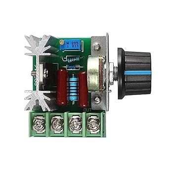 AC 220V 2000W Dimmer SCR AC Motor Speed Speed Control Electric Oven Resistance Kettle Lamp Light Brightness Fan Voltage Regulator