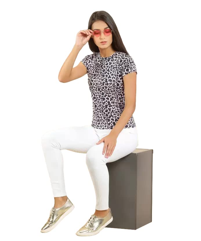 Image of Lyra Women's Cotton Regular Fit T-Shirt