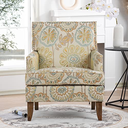 Sillón tapizado plegable Amarillo miniatura 1