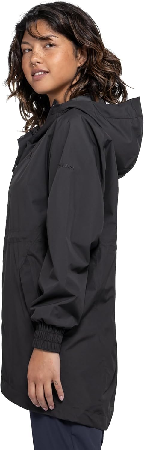 Schöffel Damen Parka Style Bohorok WMS, wasserdichter Regenparka aus recyceltem Material, atmungsaktive Allwetterjacke mit Oversize-Passform - 3