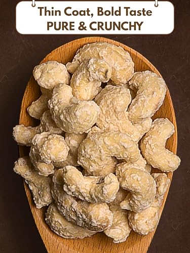 Image of Cashews Roasted Lightly Salted - Snacks for Adults, Whole Nut (No Mixed), Oil Free, Farm Fresh, Plant Based Protein, Promote Heart Health & Weight Loss, Only Nuts & Sea Salt, 17.64 oz (Pack of 1) (Coconut)