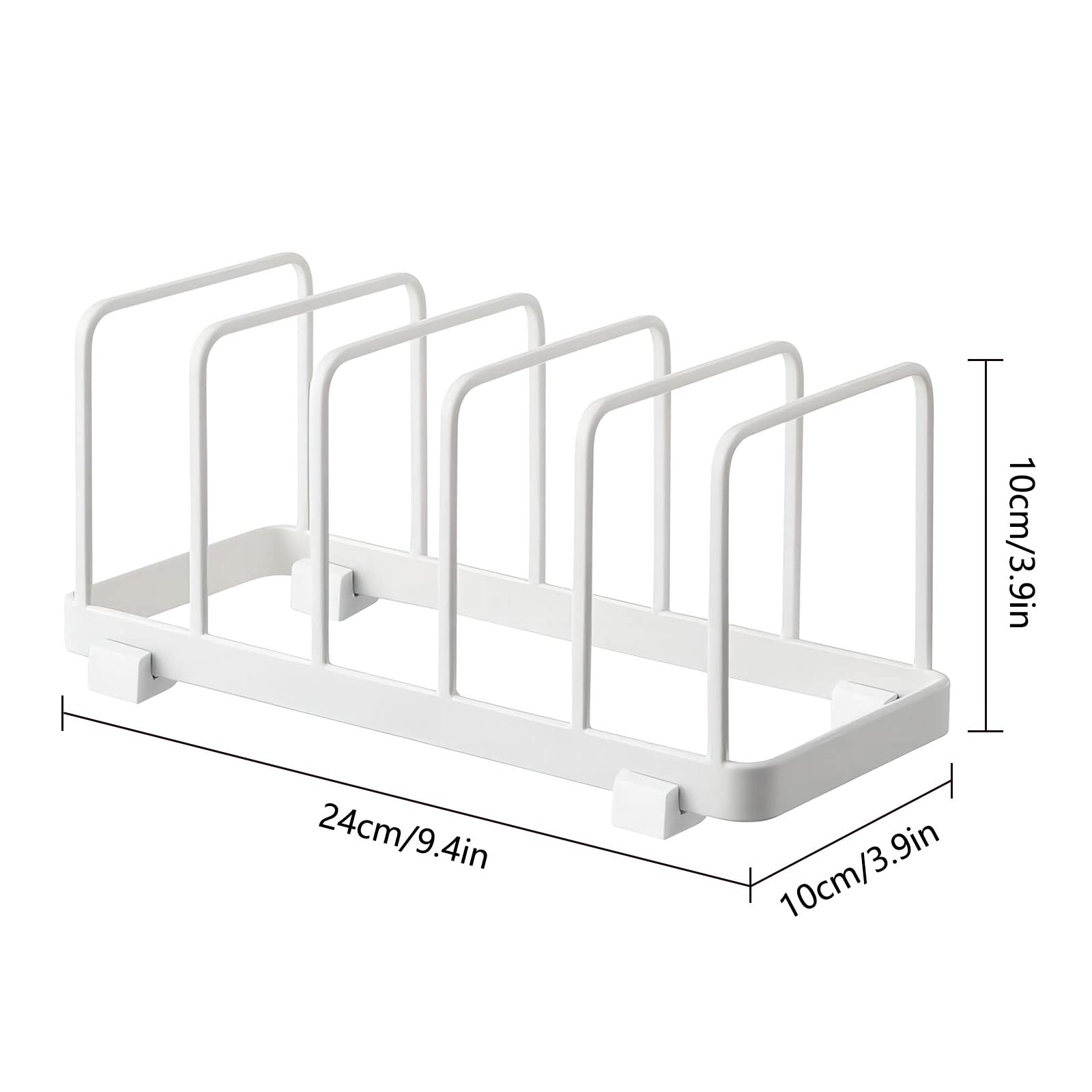 Kitchen Storage Rack - Oszczędzający miejsce stojak na naczynia do przechowywania na blacie kuchennym