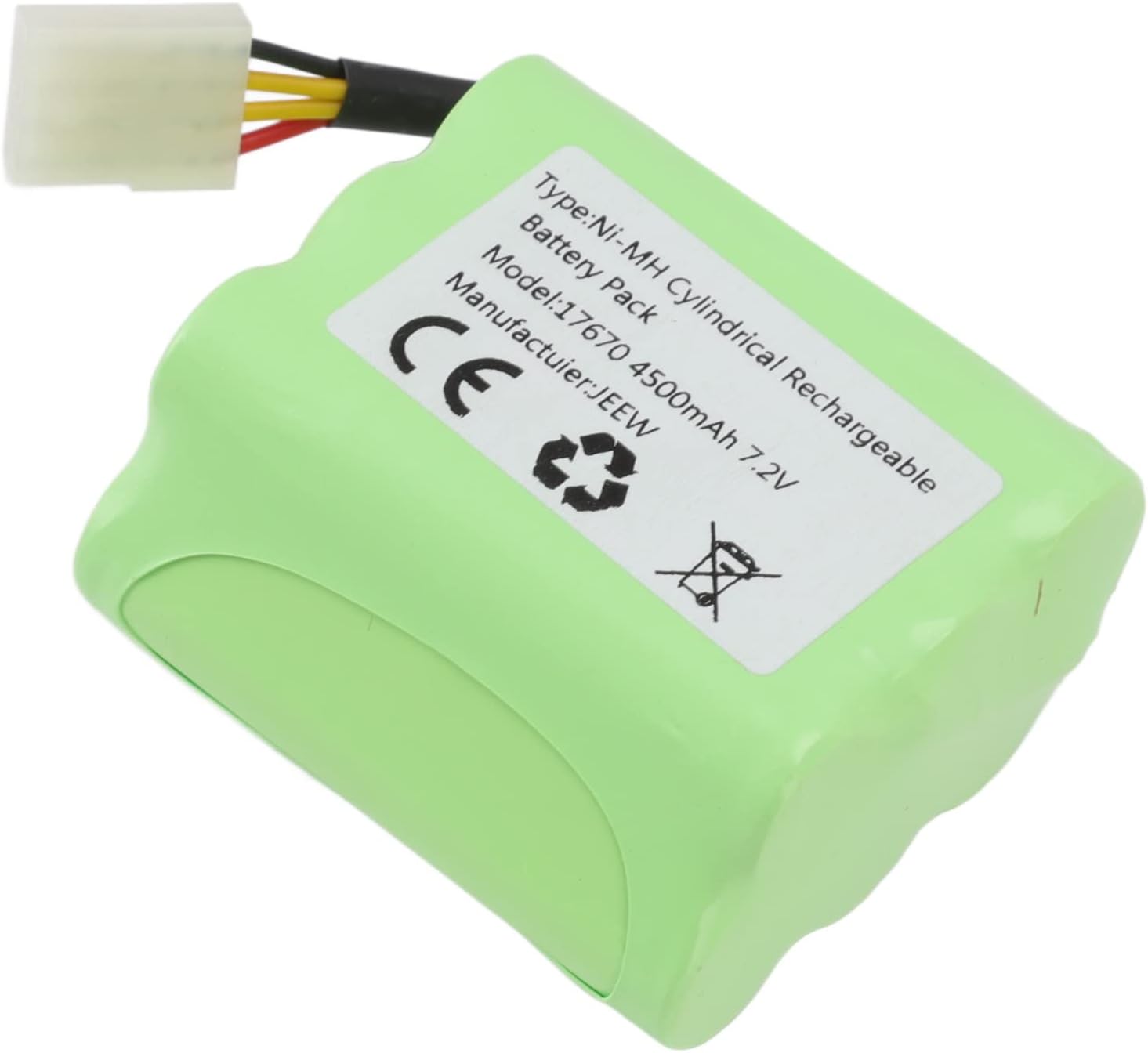 7.2V Sweeper Battery Graphite 4500mah Large Capacity Sweeper Battery Replacement Parts Compatible with Neato XV11 XV12 XV14 XV15 XV21