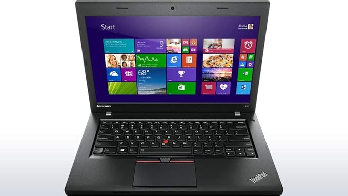 (Renewed) Lenovo Thinkpad L450 14 inch Laptop (Core I5 5th Gen/8GB/500 GB/Windows 10 Pro/MS Office/Anti Glare Display/Webcam/Bluetooth/Wifi/Integrated Graphics), Black
