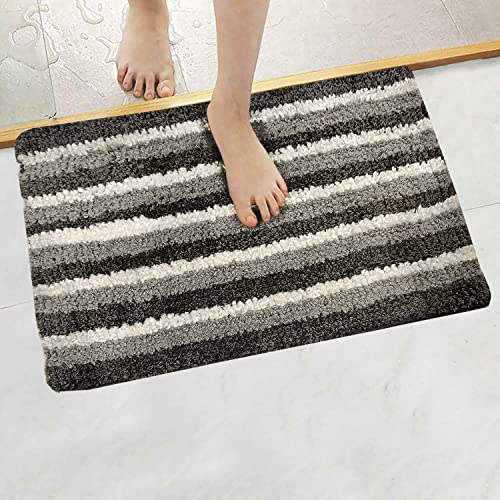Image of Door Mats for Home | Door Mats for Home Entrance | Door Mat for Bathroom| Soft & Super Absorbent Mats for Shower | Washable, Non-Slip & Quick-Drying Mats (Pack of 2) (Multicolor 13)