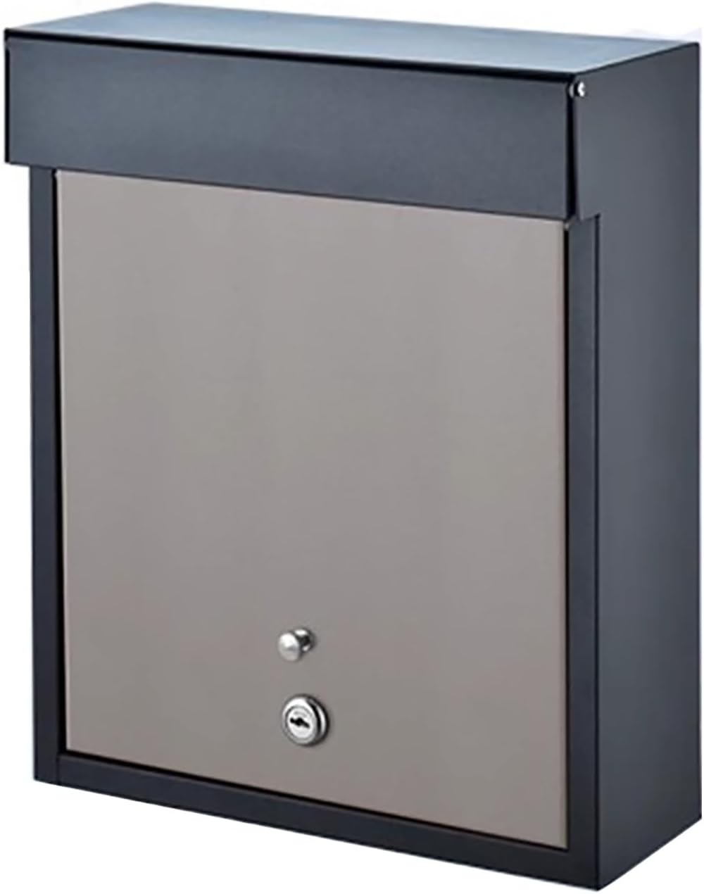 Mounted Mailboxes for Outside, Wall Mount Mailbox Galvanized Sheet, Mail Box with Classic Lock, Easy to Install Metal Mailbox