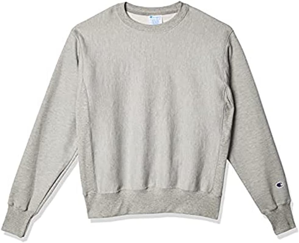 Champion mens Crewneck Sweatshirt, Reverse Weave, Heavyweight Fleece Sweatshirt for Men