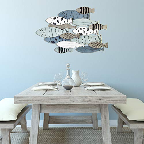 Stratton Home Decor S33460 Wall Decor, 34.85 X 1.57 X 23.25, Multi Color - Image 4