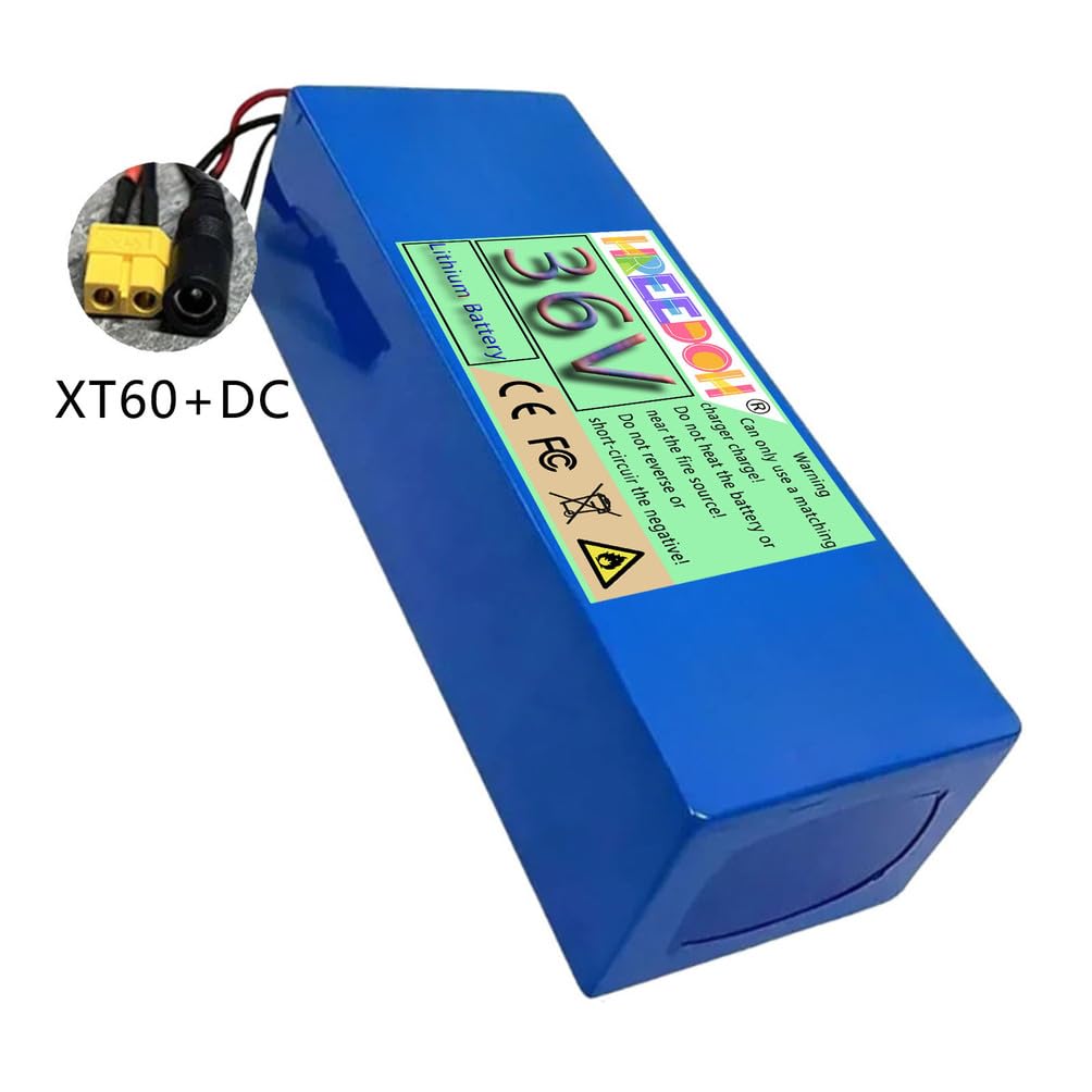 Paquete de baterías de Litio de 36 V, Recargables, de 5 Ah, 7,5 Ah, 10 Ah, 12,5 Ah, 15 Ah, 17,5 Ah y 20 Ah, con Cargador.