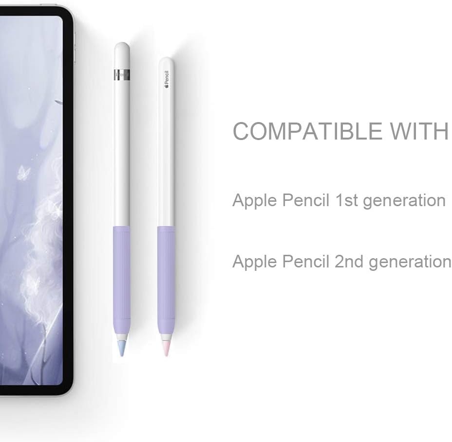 Grip Holder Compatible with Apple Pencil,Accessories Compatible with Apple Pen 1st Generation/iPad Pencil 2nd Gen(Purple)