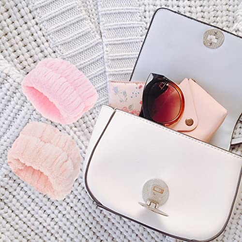 Lurrose Pulso Spa Washband 10 peças microfibra lavagem de pulso toalha pulseira apertada punho absor