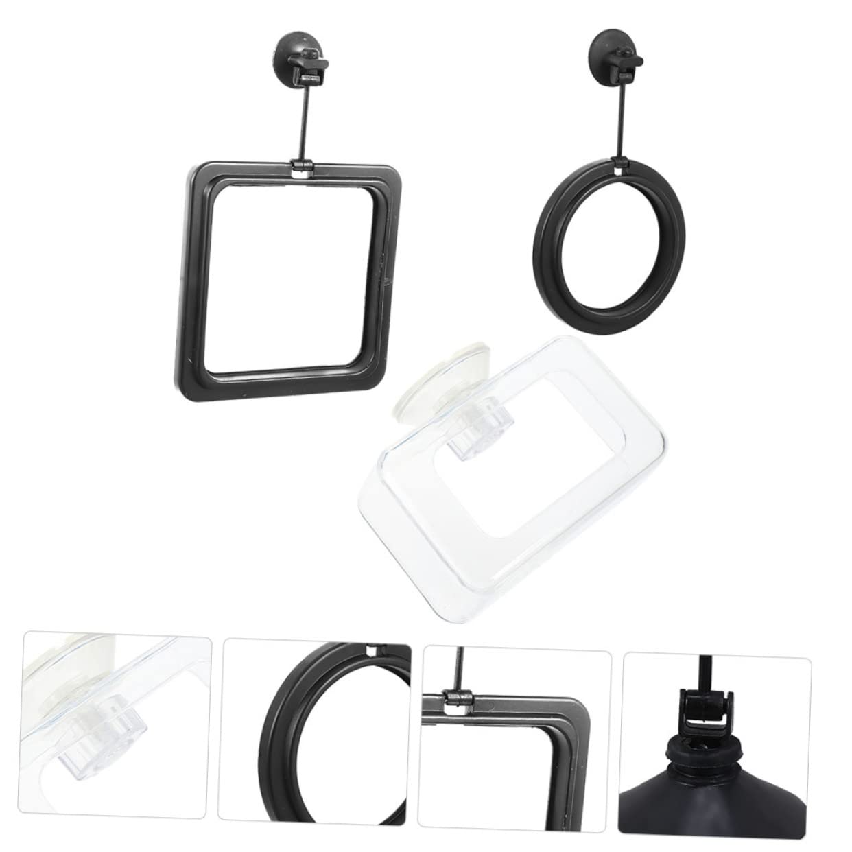 Mipcase 15stücke Tragbare Fischfütterungsringe Für Aquarien Professionelle Futterstationen Für Süß Und Salzwasser Für Garnelen Und Tropische Fische Mit Schwimmendem Design Für