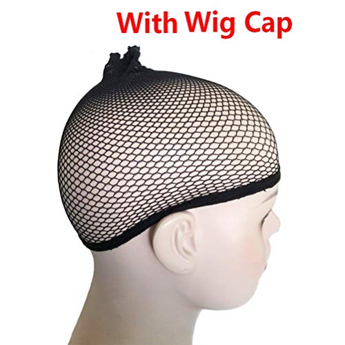 Image of Light Blonde Wig Short Platinum Blonde Wavy Curly Wigs with Air Bangs Synthetic Cosplay Hair Wig