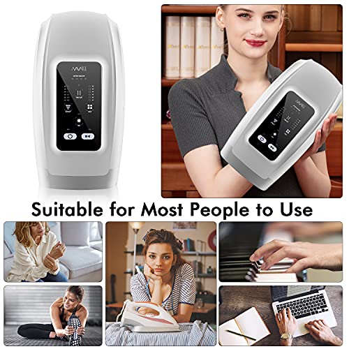 Navatiee Hand Massager Machine With Heat, Cordless Electric Hand Massager For Arthritis And Carpal Tunnel, 6 Levels Of Compression Massage And Intensity For Wrist, Palm, Numbness, Finger Pain Relief #TOP3