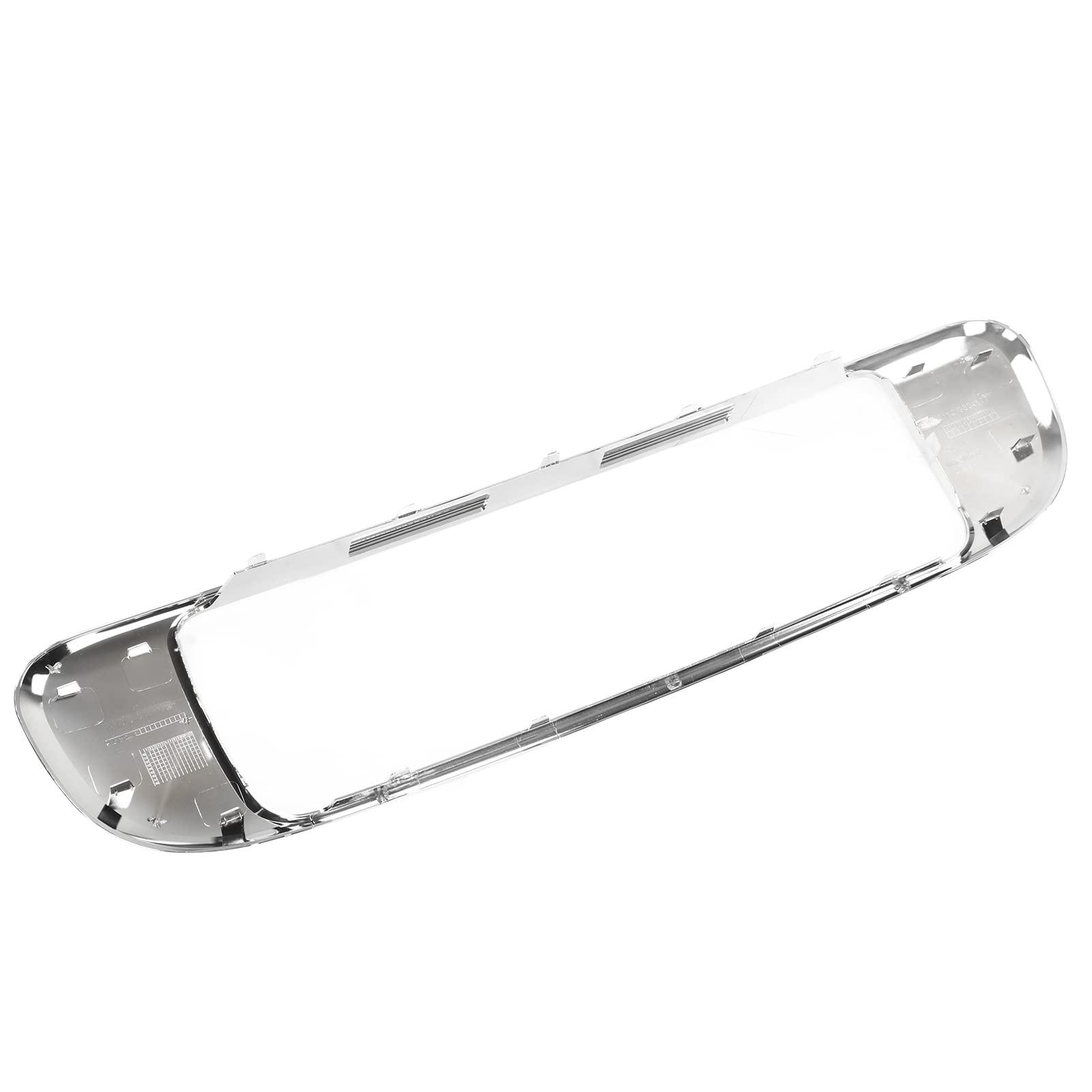 Embellecedor Cromado para Marco de Placa de Matrícula, KIMISS 51129804577 Moldura de Moldura Envolvente de Placa de Parachoques Trasero para Base Countryman R60 2010‑2016