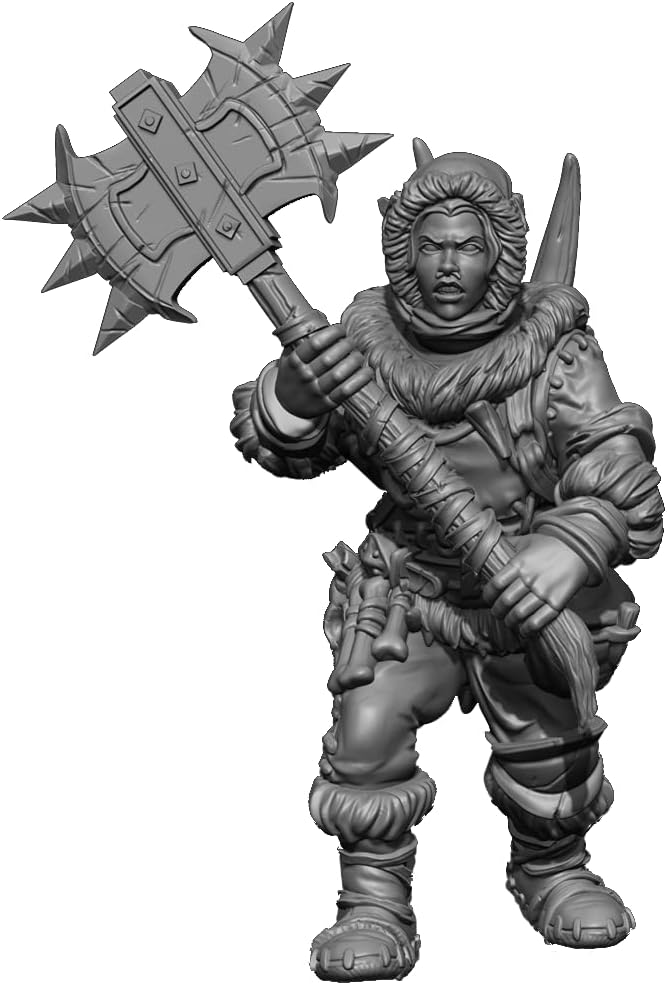 Kings of War 3rd Edition: Northern Alliance: Clansmen Regiment with Two-Handed Weapons