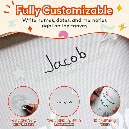 image for tiny whisper Height Chart for Kids Customizable Kids Height Wall Chart