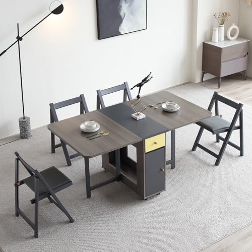 FUNROLUX ܂肽 _CjOe[uZbg 4lp 5_Zbg 152cm ܂݃_CjOe[u 1_ `FA 4r L o^tC ؐ o [ dining table