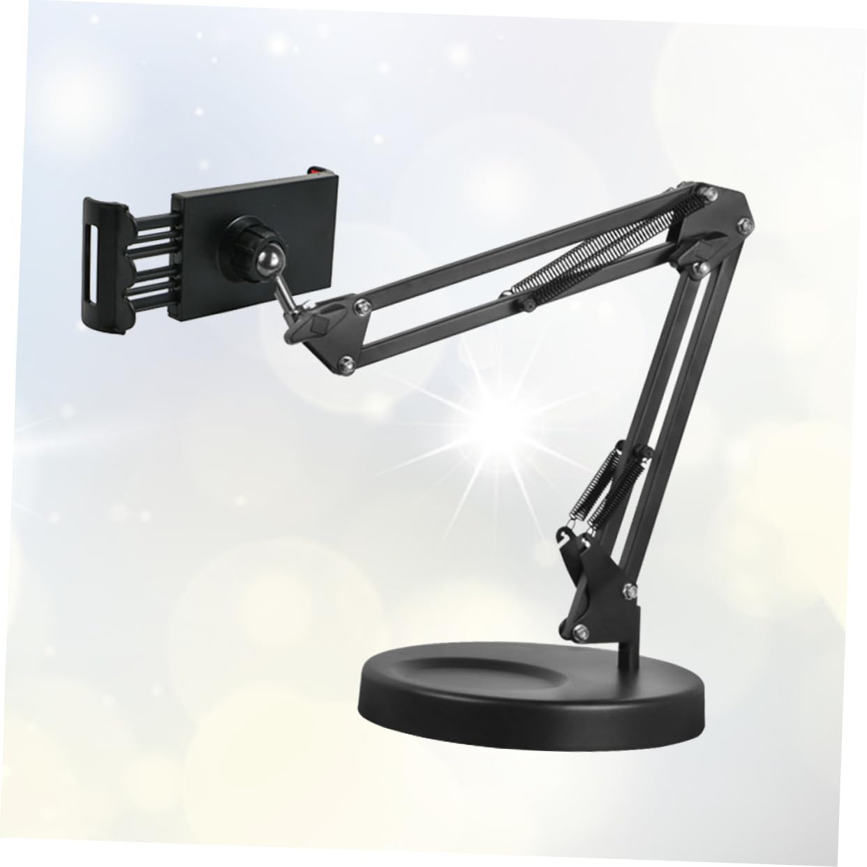 CHILDWEET Soporte De Suspensión para Teléfono Móvil y Tablet con Base Metálica y Clip para Escritorio y Cama Compatible con iPad y Smartphones