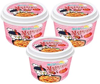 [Samyang] Carbo Bulldark Spicy Chicken Roasted Tteokbokki (Pack of 3) / Korean food/Korean Tteokbokki/Spicy Tteokbokki (overseas direct shipment)