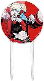 Acrylic Harley Quinn Character Cake Topper Party Decoration for Wedding Anniversary Birthday Graduation