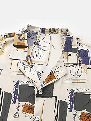 Image of Men's Poly Lycra Digital Printed Shirts with Pajama Shorts Night Suit Set