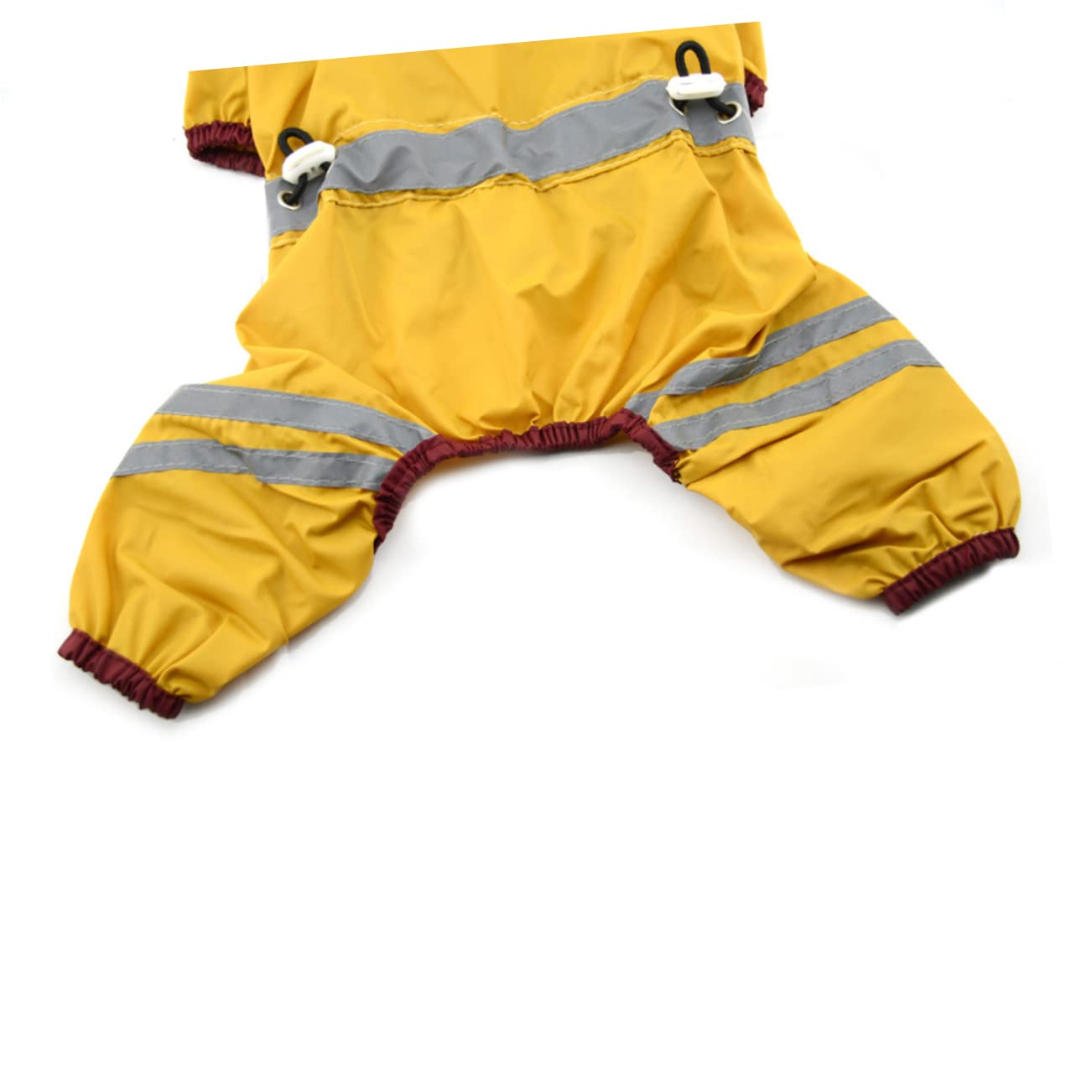 HOLIDYOYO Waterproof Pet Rain Coat Dog Rainwear Open Tail Elastic Trim for Comfort