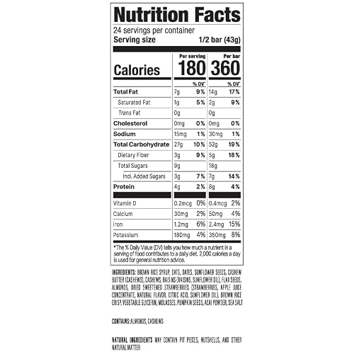 PROBAR - MEAL Bar, Superfruit Slam, Non-GMO, Gluten-Free, Healthy, Plant-Based, Whole-Food Ingredients, Natural Energy (12 Count)