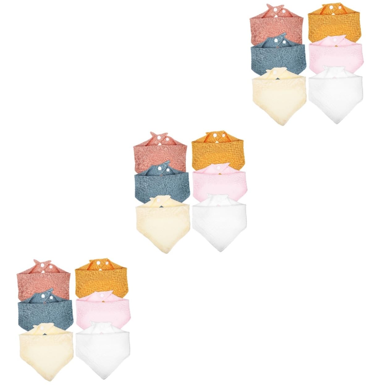 VICASKY Paño De Baberos Infantiles Baberos De Regate Niños De Muselina 0-6 Meses De Bebe 0-3 Meses Pañuelo De Baba De Turbante Bebe Gasa
