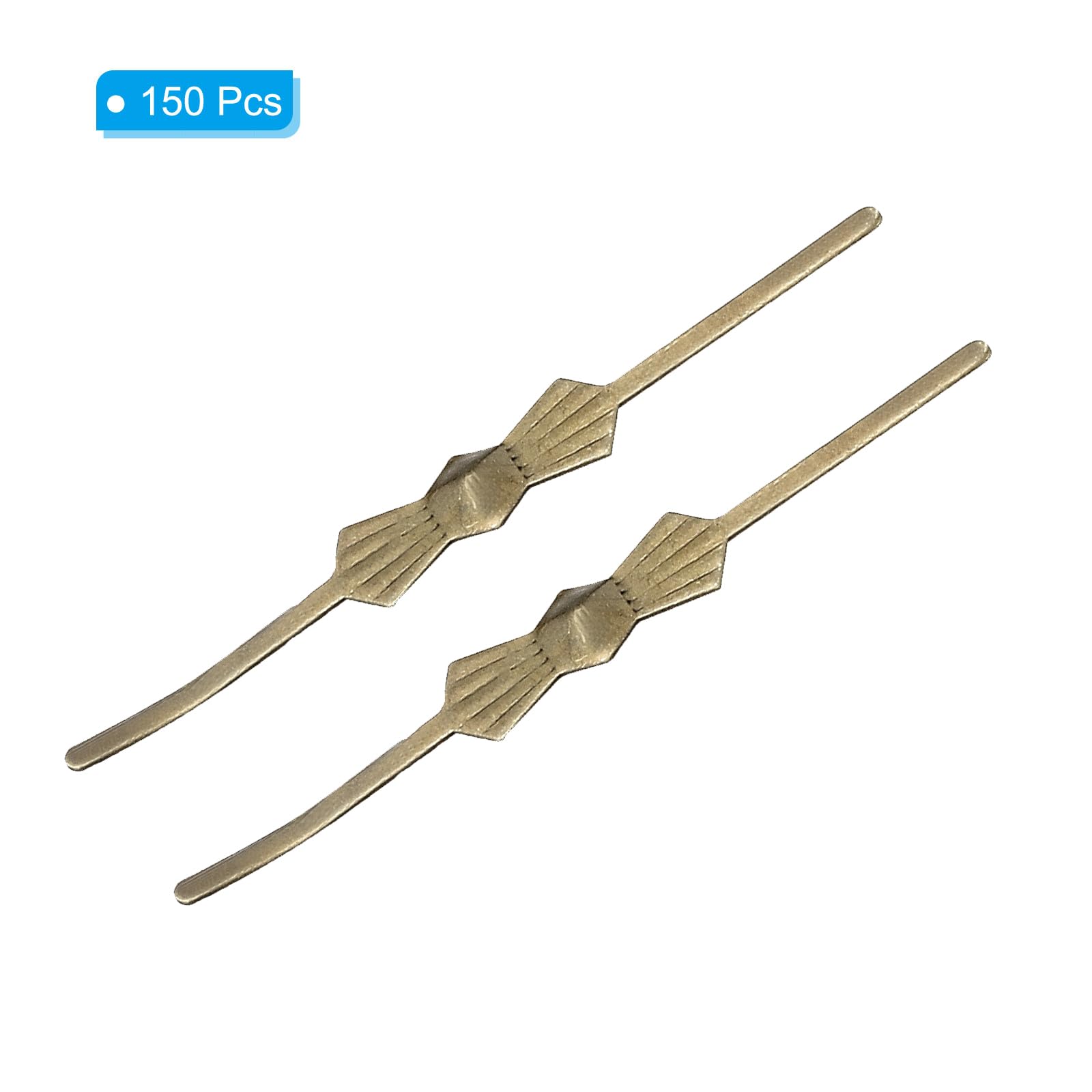 150 Clips Para Lámpara De Araña 33mm | Repuesto Cristales Lámpara Techo | Bronce | DIY