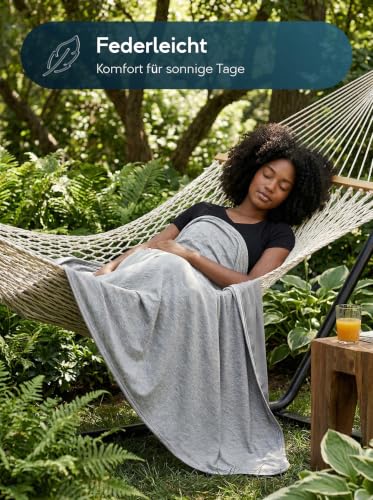Utopia Bedding Kühldecke 228x228 cm – Leichte Sommerdecke – Ansicht 4