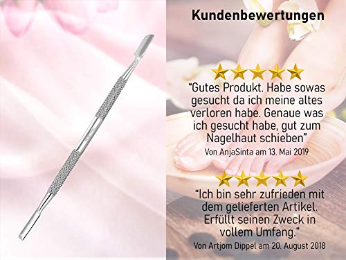 Profi Pusher Nagelhautschieber aus rostfreiem Edelstahl – Bild 6