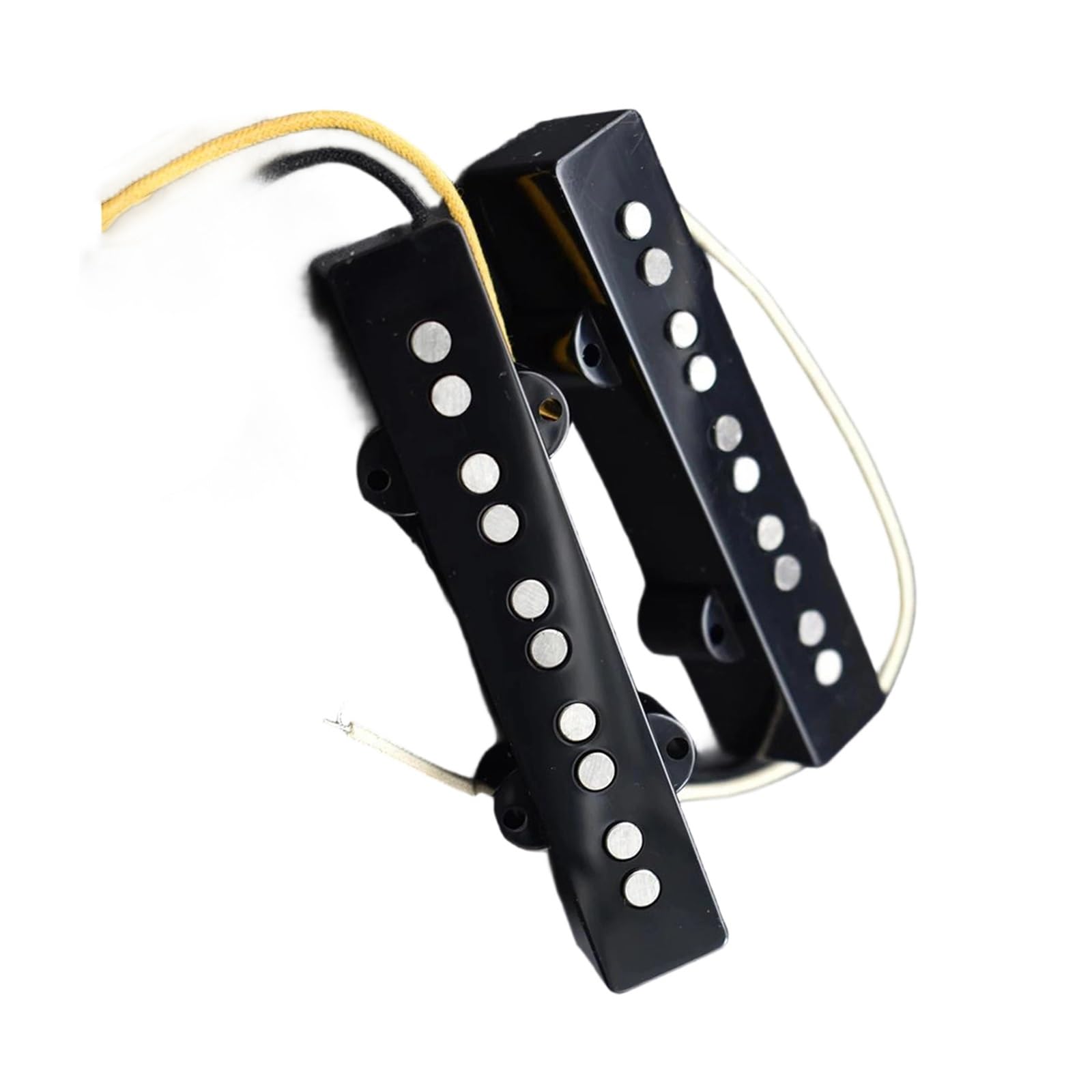 1 Alnico 5 5strunowy Przetwornik Vintage Cloth Cable Jazz Elektryczna Gitara Basowa Akcesoria Do Gitary Bk(Each 1pcs)