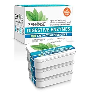 Zenwise Digestive Enzymes – Probiotic Multi Enzyme with Probiotics and Prebiotics for Digestive Health and Bloating Relief for Women and Men, Enzymes for Digestion and Gut Health – 45 Count