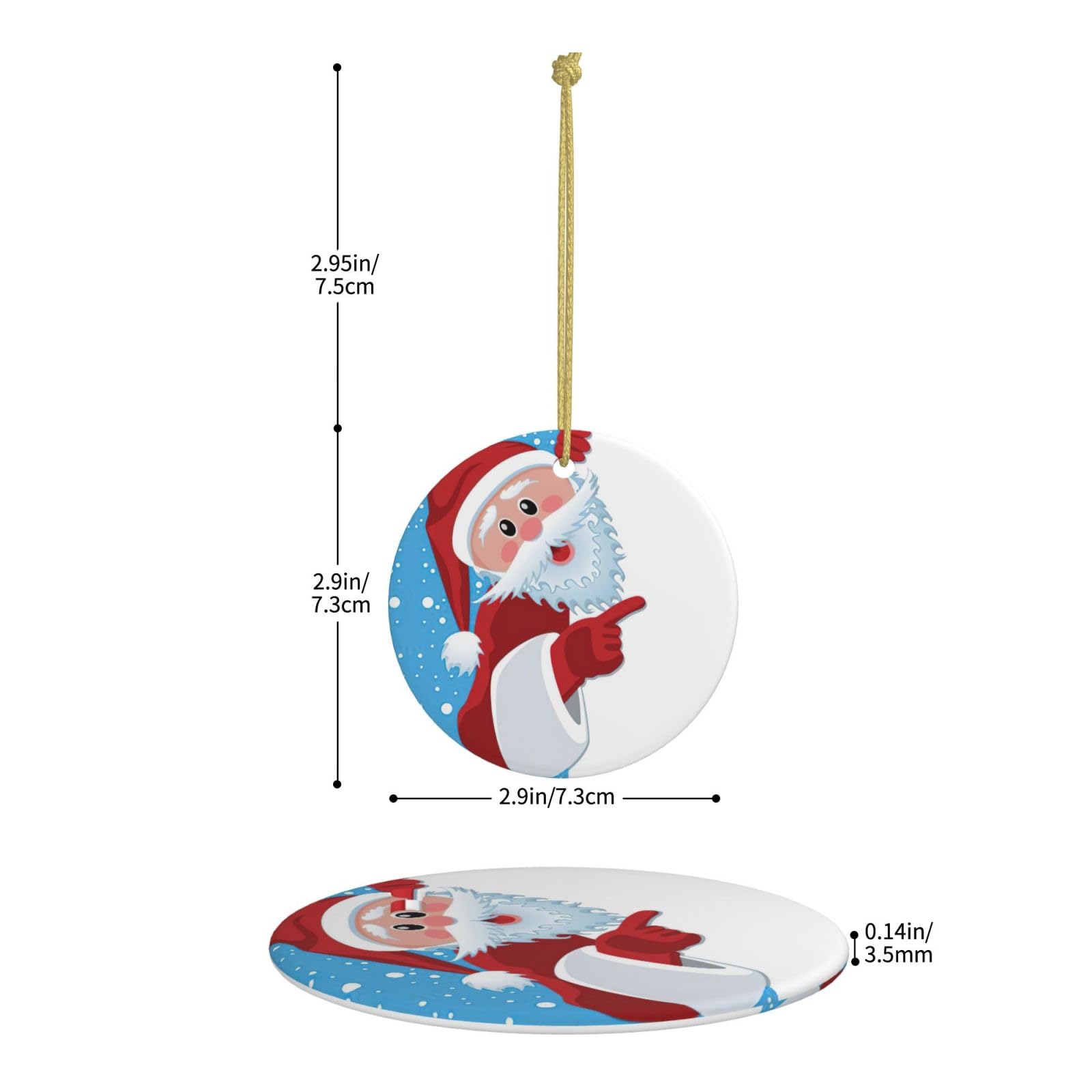 Disegno da Colorare di Babbo Natale porta i regali – Disegni da
