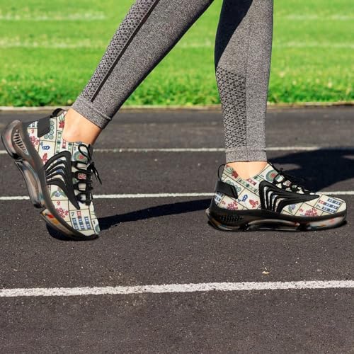 Fun Mahjong Lightweight Women's Sneakers Running Tennis Shoes Walking Sportswear Gym Travel for Men4