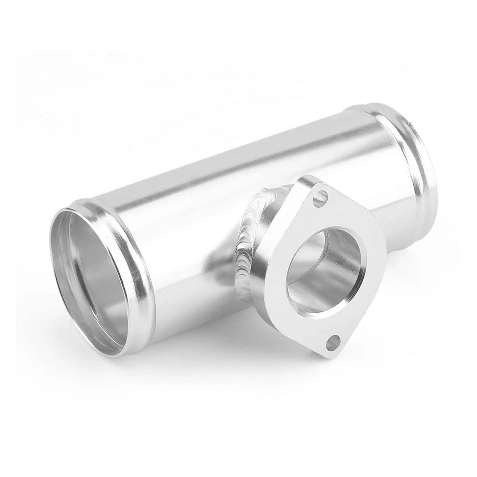 Turbocharger PressureTurboValve Pro Turbo Pressure Relief ValveAdjustable 25psi With 63mm Or 76mm Flange Pipe Turbo Pressure Relief Valve Adapter L=150mm Modification and upgrade(Red with 76mm pipe)(B