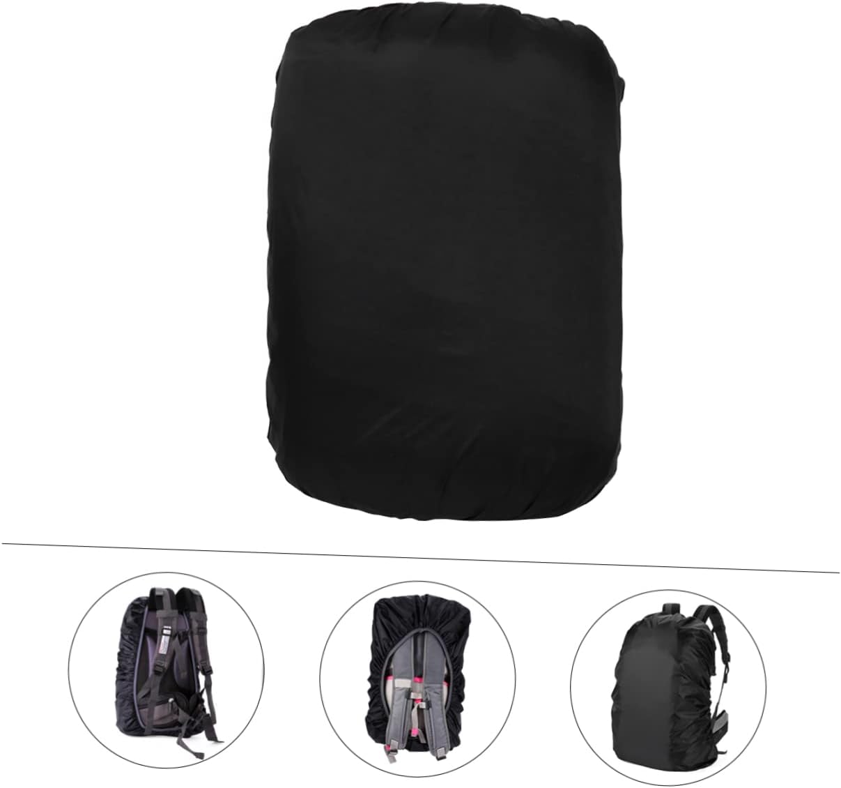 KICHOUSE Backpack Rain Cover for Backpacks Durable Rain Hood for Outdoor Activities Lightweight and Compact for Hiking Camping and Traveling