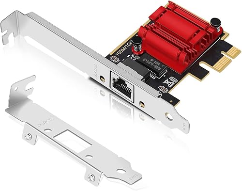 Tarjeta de red PCIe de 2.5 Gb, adaptador de interfaz Ethernet NICGIGA 2.5 Gigabit, con Realtek RTL8125B, compatible con NIC 2.5G WindowsLinuxMAC OS