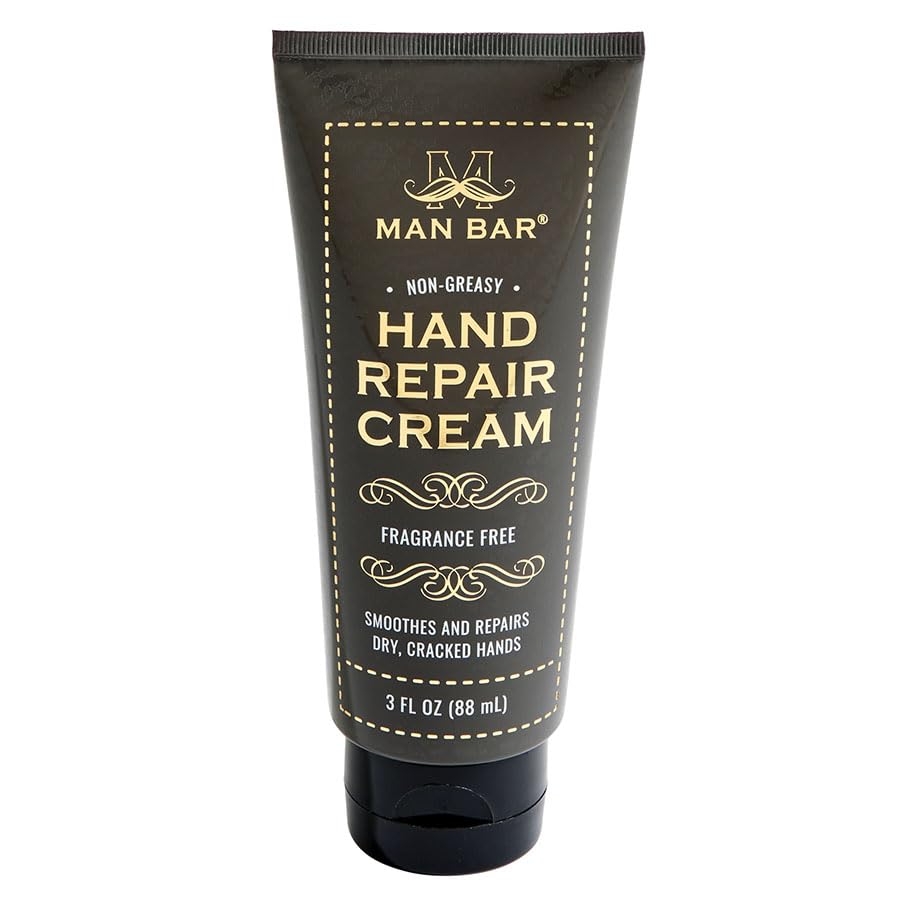 San Francisco Soap Company Man Bar Hand Repair Cream | Protect and Moisturize | Working Hands Remedy | All Natural |