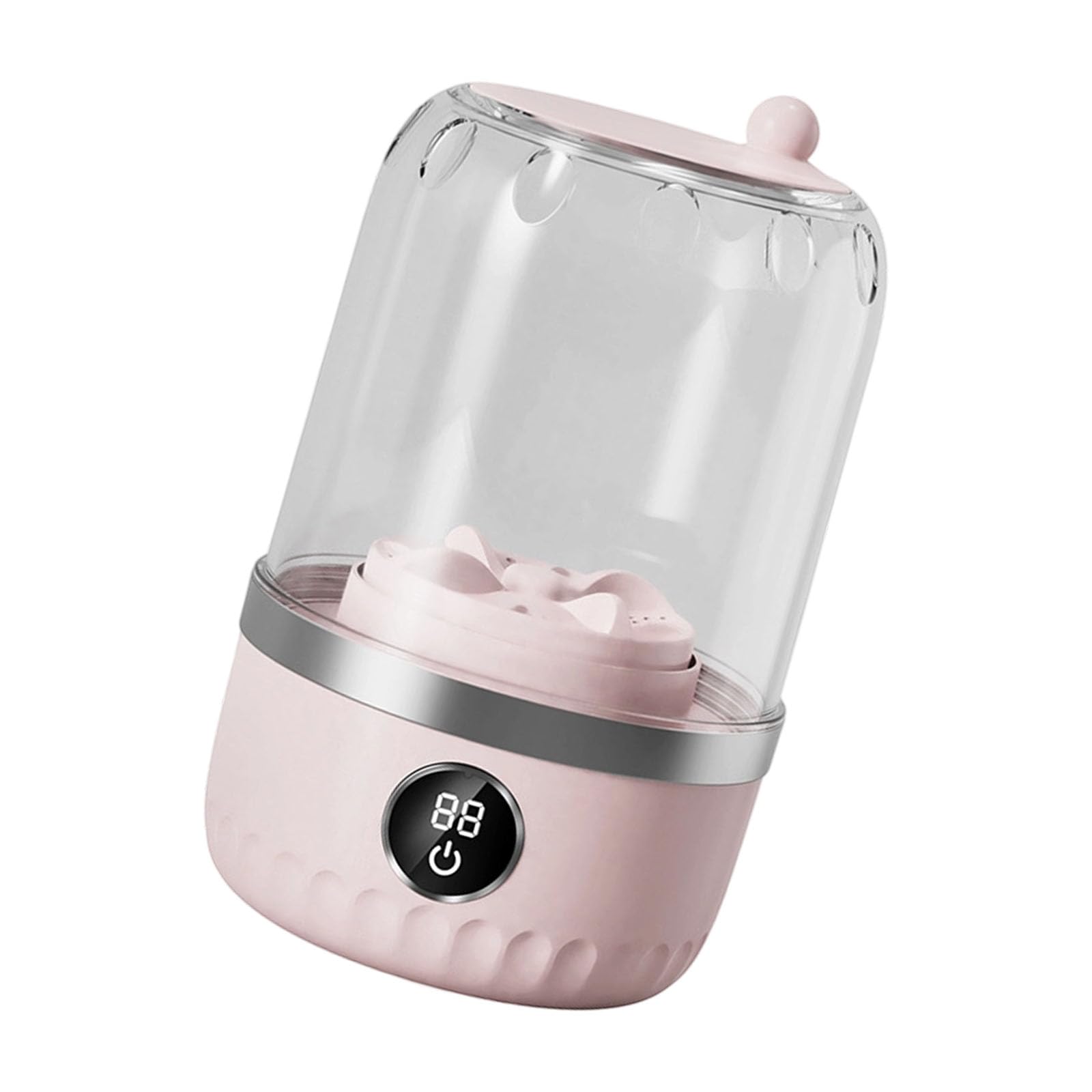 Tsophreniq Portable Small Washing Cup Rechargeable Socks Cleaner Clothes Washer for Underwear Socks Washing Machine Enduring Rechargeable Small Machine