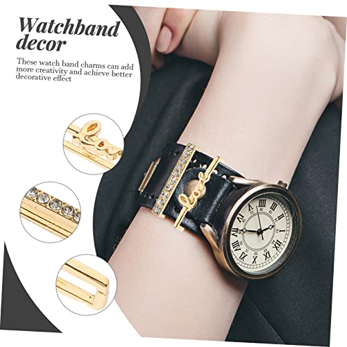 Decoración banda de reloj UKCOCO para evitar el desgaste visual de tus pulseras 7