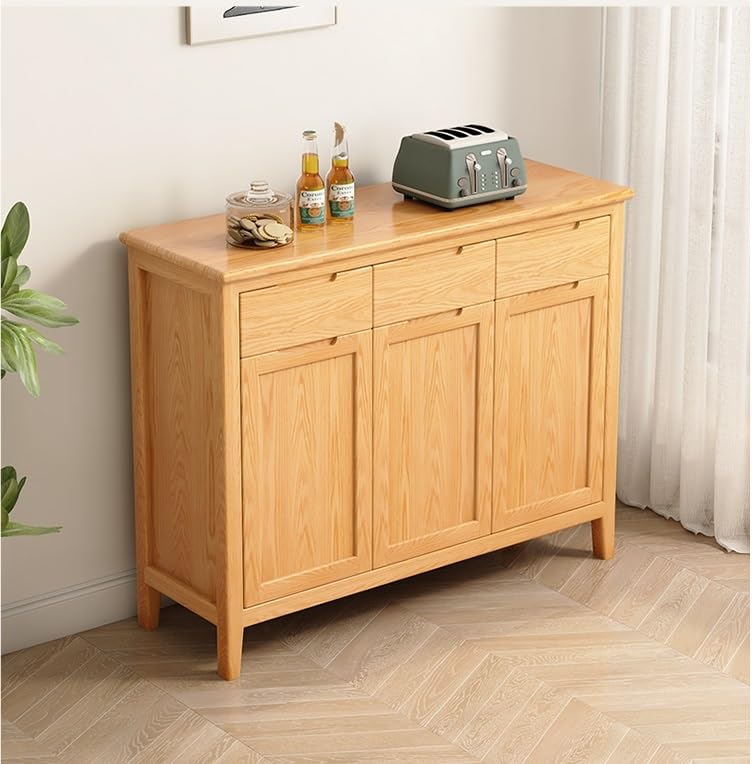 Amazon.co.jp: オーク無垢材のサイドボード、リビングルームと