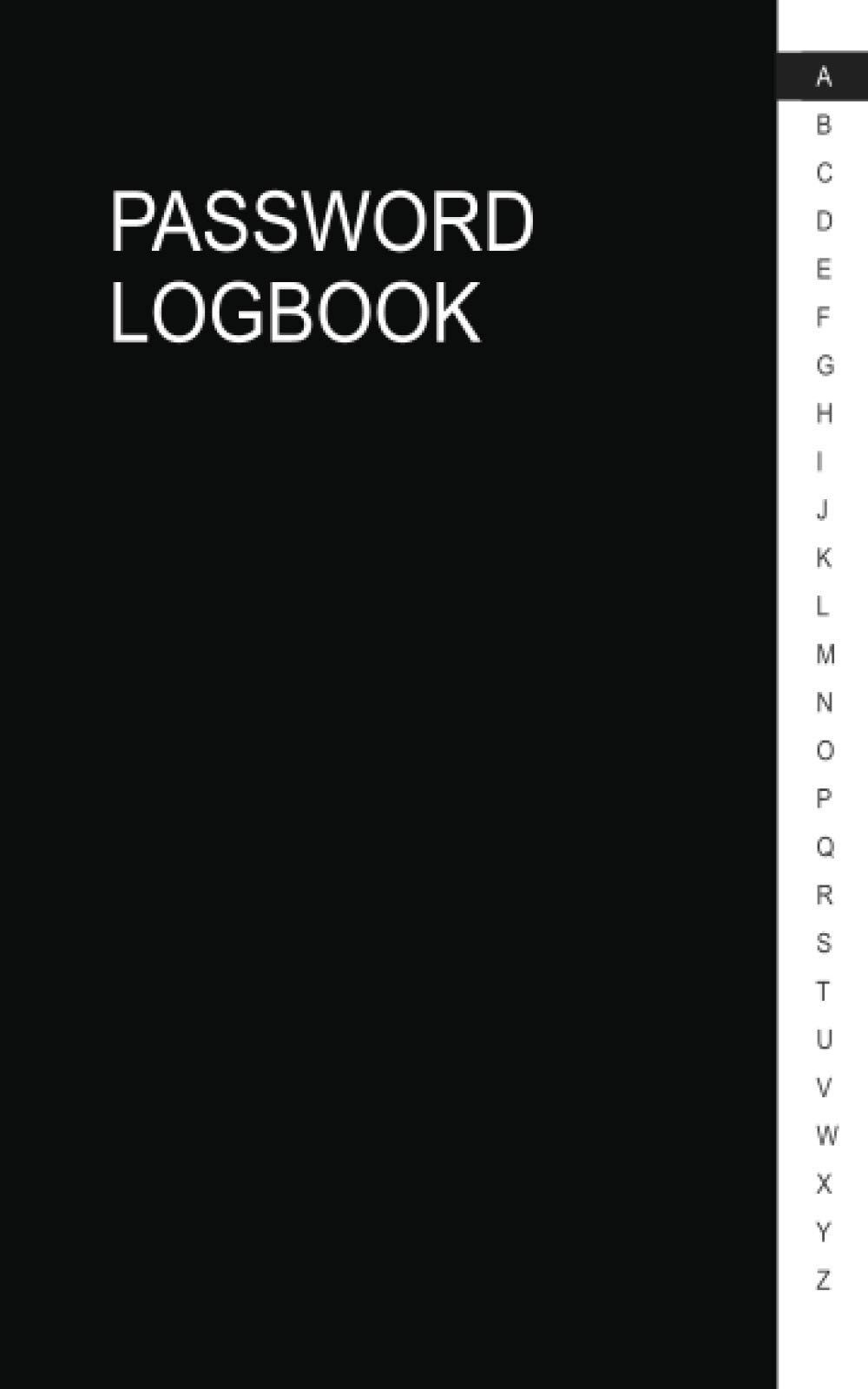 Password Logbook: A logbook with Alphabetical Index Tabs A-Z, small pocket size