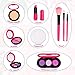 AMOSTING Kids Pretend Makeup Toys for Girls Pretend Play Cosmetic Beauty Princess Makeup Set with Cute Cosmetic Bag as Christmas Birthday Gift for Kids