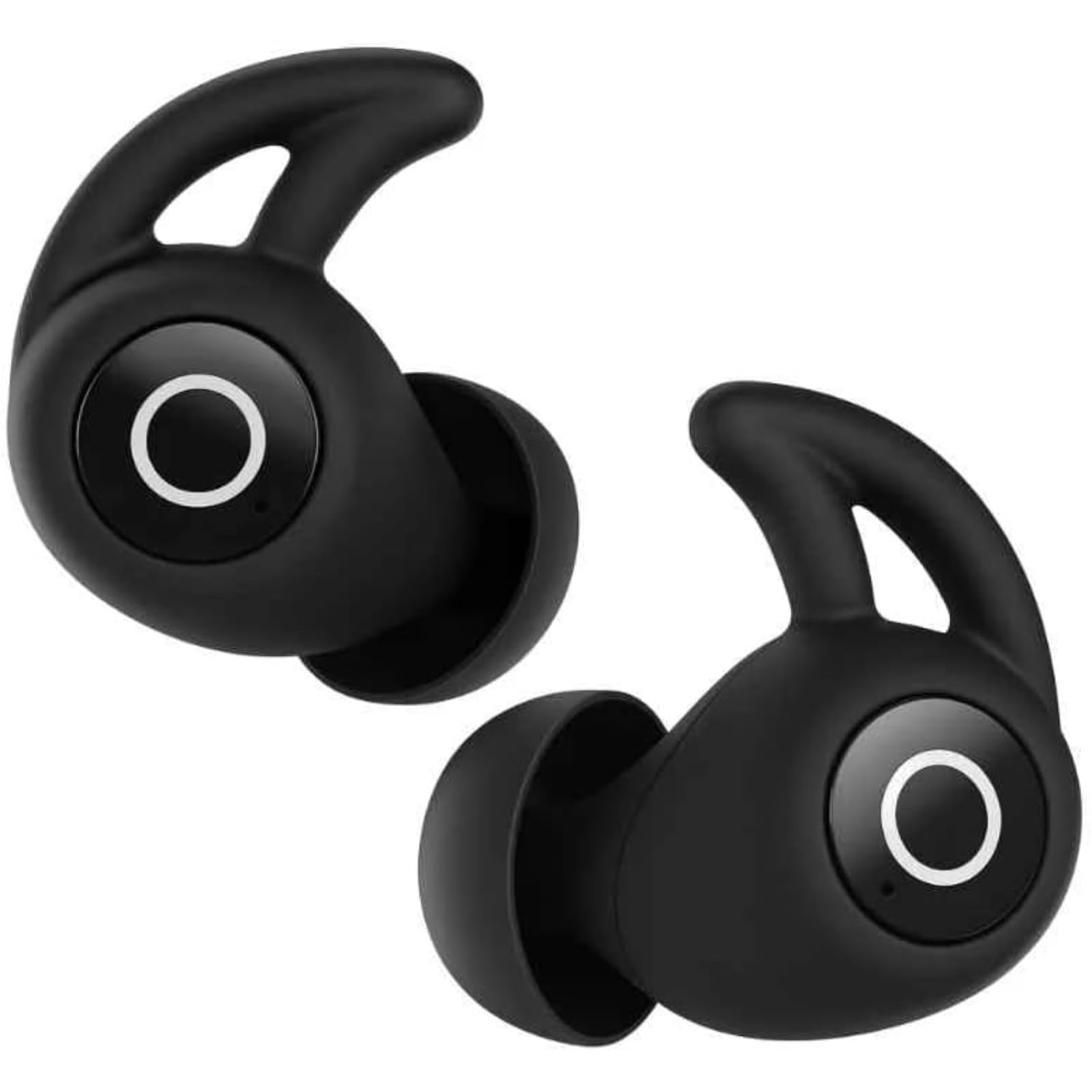 Artevive Bluetooth Moto Earbuds,Tapones para Dormir con Cancelación De Ruido, Auriculares Pequeños E Impermeables, Batería De Larga Duración (Negro)